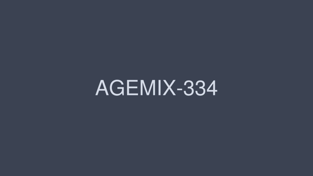 AGEMIX-334 Soft deep throat that gently thrusts into the back of the throat ~Irrumatio without coercion that makes you suck to the root while working hard~